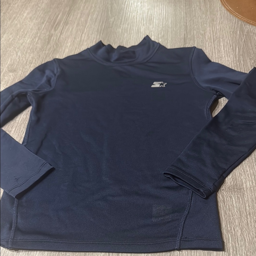 Kids Long Sleeve Navy Shirt